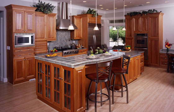 kitchen cabinets - custom built home - patrician
